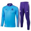 Real Madrid Trenings Collegegenser 2025-26 Kvart-Zip Blå - Herre
